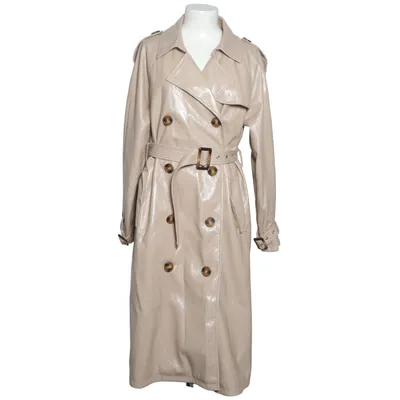 Trenchcoat (Beige) fra Object Polyester, Polyurethan