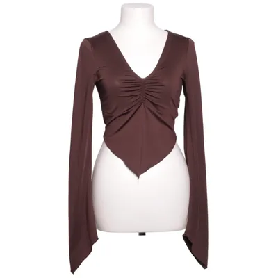 Crop top (Brun) från Nelly Elastan, Återvunnen polyester