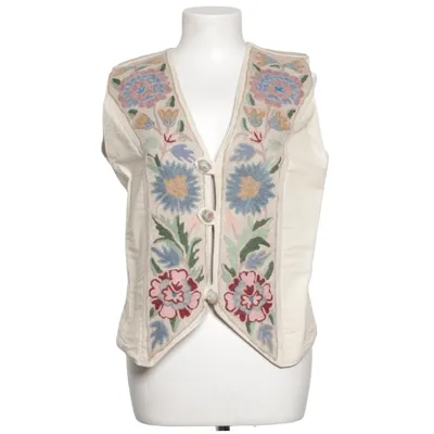 Gilet (Beige, Multicolore)