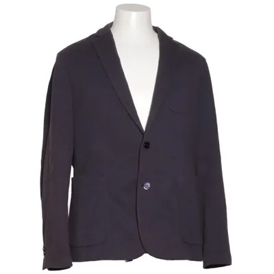 Kavaj (Blå) från Mango Man Bomull, Polyamid, Polyester, Viskos