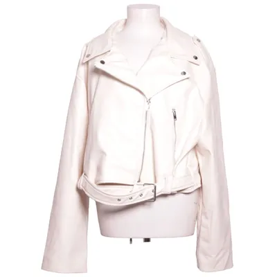 Bikerjacka (Vit) från Gina Tricot Polyester