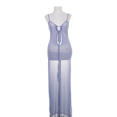 Långklänning (Blå) från PrettyLittleThing Elastan, Polyester