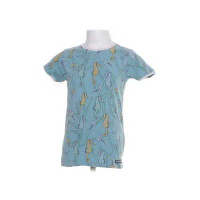 T-shirt (Blå, Flerfärgad) från Villervalla Elastan, Ekologisk bomull