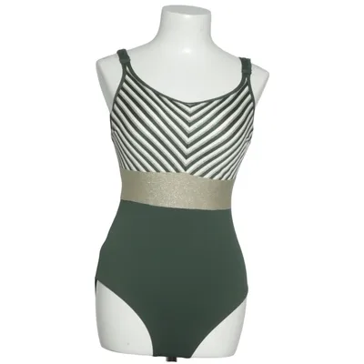 Badeanzug (Grün, Gold, Weiß) von Primadonna Swim Elasthan, Metallfaser, Polyamid, Polyester