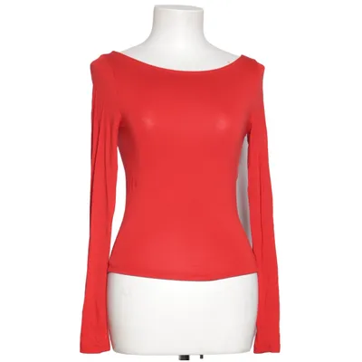 Långärmad t-shirt (Röd) från NA-KD Elastan, Viskos