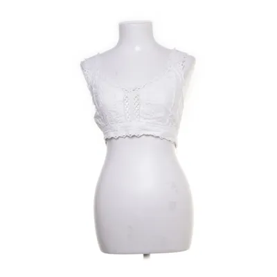 Crop top (Hvid) fra H&M Trend Bomuld