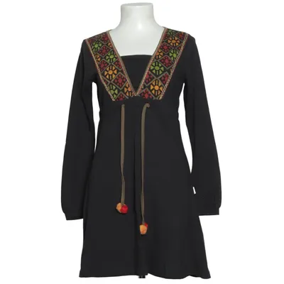 Dress (Black, Multicolored) from Tijar Cotton