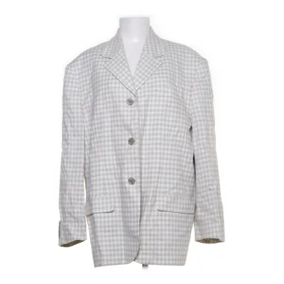 Blazer (Beige, Grøn) fra Acne Studios Bomuld, Linned, Nylon, Viscose