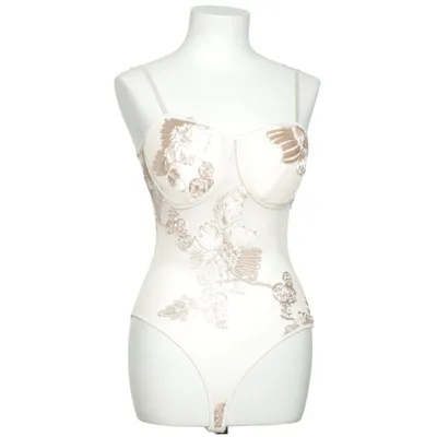 Underklädesbody (Beige) från Elsa.M by May Elastan, Polyester