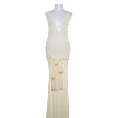 Maxi jurk (Geel) van Aya Muse Katoen, Polyamide