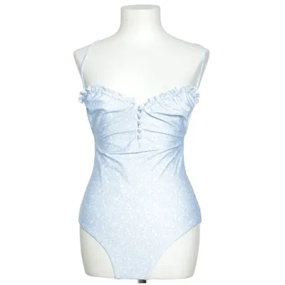 Baddräkt (Blå, Vit, Flerfärgad) från Seaquelle Elastan, Återvunnen polyester