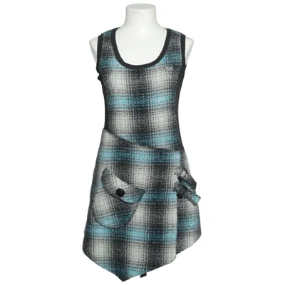 Dress (Black, Blue, White) from Jasmine Acrylic, Cotton