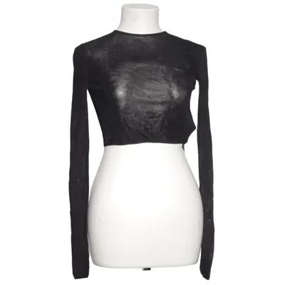 Crop top (Svart) från Saint Laurent Viskos