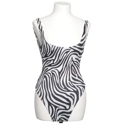 Swimsuit (Black, White) from Aexae Elastane, Recycled polyester