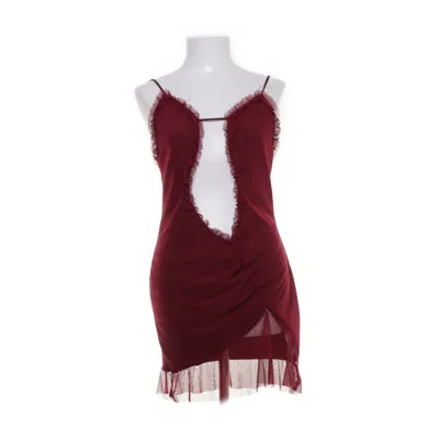 Cocktailklänning (Röd) från PrettyLittleThing Elastan, Polyester