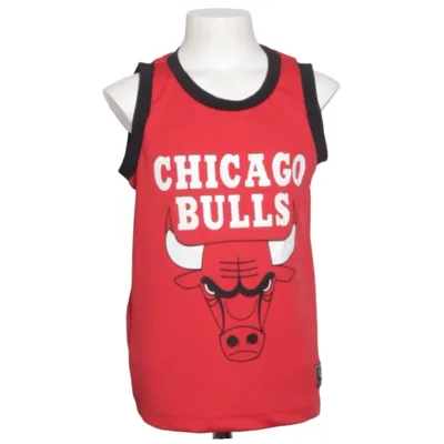 Basketlinne (Röd, Svart, Vit) från NBA Polyester