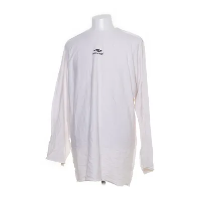 Langærmet t-shirt (Hvid) fra Balenciaga Bomuld, Elastan, Polyester