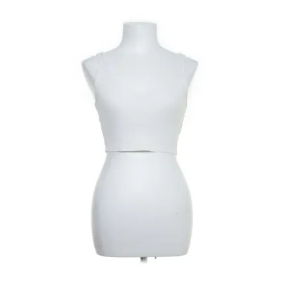 Crop top (Sweet V-Neck Tank) van Weekday Katoen, Elastaan