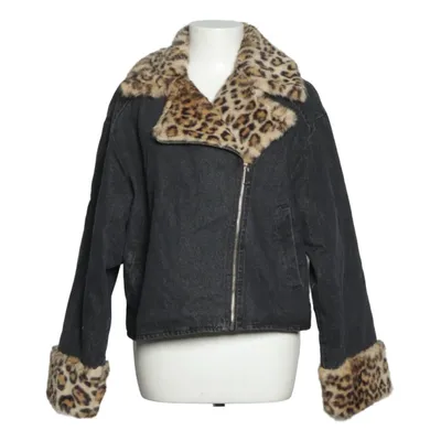 Bikerjacke (Schwarz, Braun, Mehrfarbig) Baumwolle, Polyester
