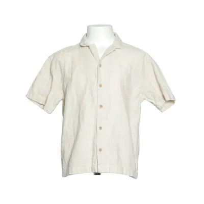 Kortärmad skjorta (Beige) från H&M Bomull, Linne