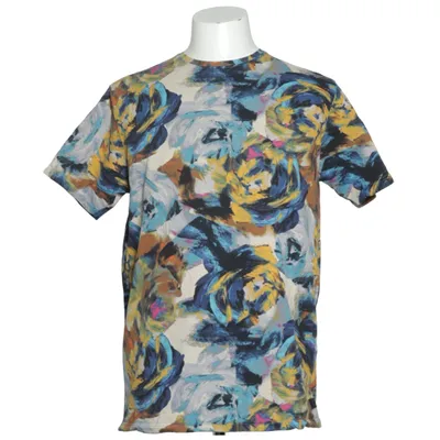 T-shirt (Blue, Yellow, Multicolored) from Just Junkies Cotton, Elastane