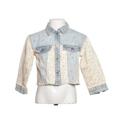 Jeansjacka (Blå, Beige, Flerfärgad) från Zara Bomull