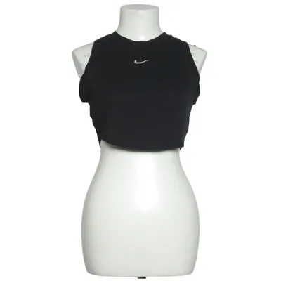 Crop top (Noir) de Nike Élasthane, Lyocell, Polyester