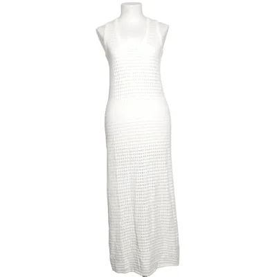 Maxi dress (White) from NA-KD Acrylic, Cotton