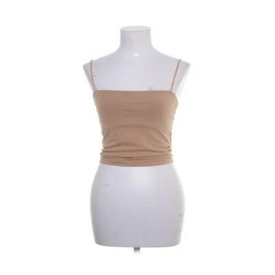 Crop top (Beige) från Gina Tricot Bomull, Elastan