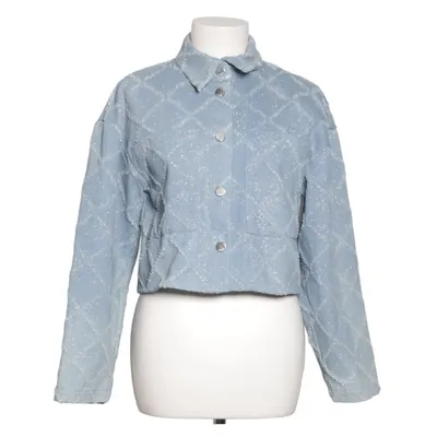 Jeansjacka (Blå, Silverfärgad) från Cras Ekologisk bomull, Viskos