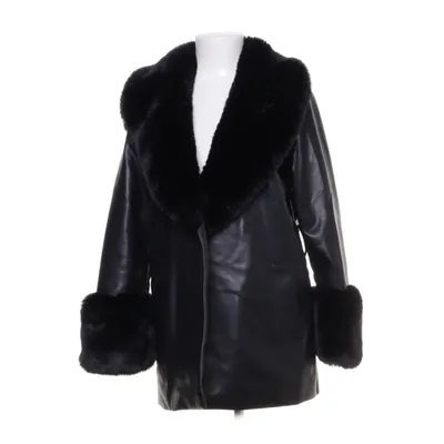 Shearlingjacka (Svart) från Boohoo Bomull, Polyester, Polyuretan