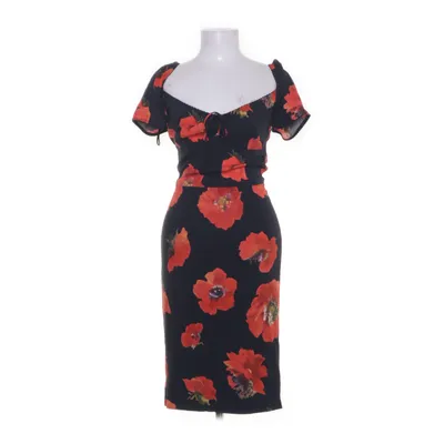 Jurk (Zwart, Meerkleurig) van Dolce & Gabbana Elastaan, Zijde