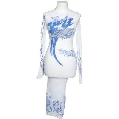 Kleid (Weiß, Blau) von Eytys