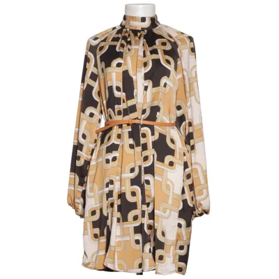 Dress (Beige, Multicolored) from Richard Allan x H&M Polyester