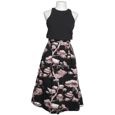 Kleid (Schwarz, Pink) von Warehouse Baumwolle, Polyester