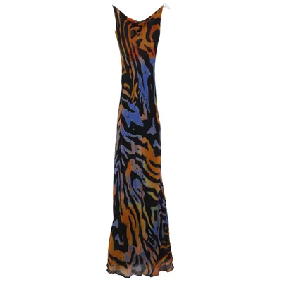 Strandklänning (Svart, Flerfärgad) från Rat & Boa Silke, Viskos