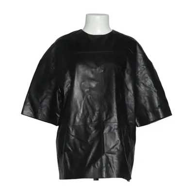 Veste en cuir (Noir) de Mango