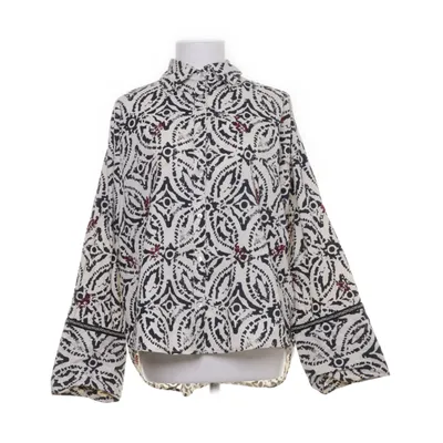 Skjorta (Vit, Svart, Flerfärgad) från Zara Bomull, Polyester