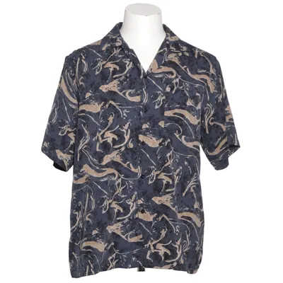 Kortärmad skjorta (Blå, Beige, Flerfärgad)