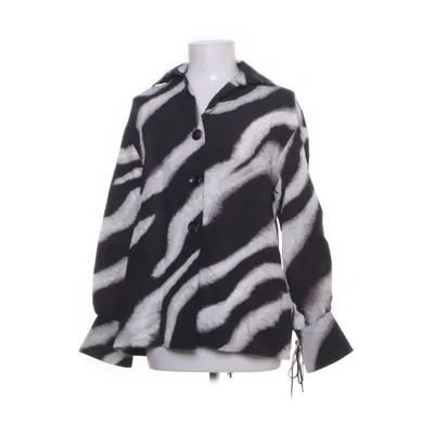 Blus (Svart, Vit) från H&M Linne, Viskos