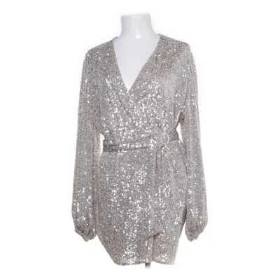 Omlottklänning (Silverfärgad) från Zara Elastan, Polyester