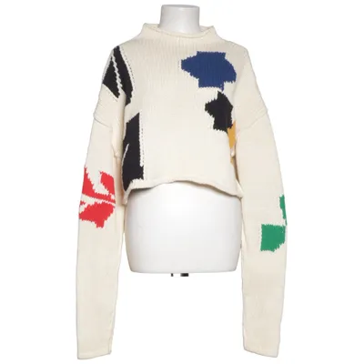 Tröja (Vit, Flerfärgad) från H&M Studio Polyester, Viskos