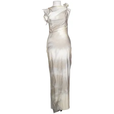 Robe (Beige, Blanc) de Coperni Élasthane, Polyamide