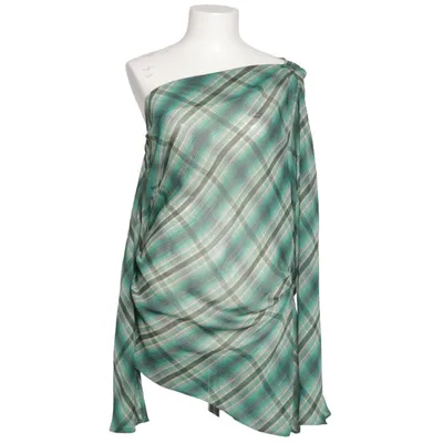 Blus (Grön, Vit) från Mango Polyester