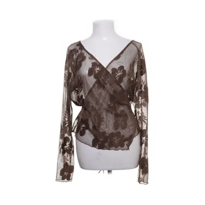 Wikkeltop (Mesh Pattern Wrap Around Top) van Jaded London Polyester