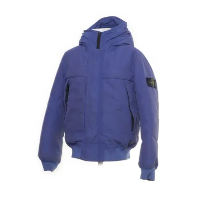 Down jacket (Blue) from Stone Island Junior Nylon, Polyester, Down