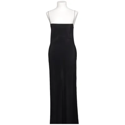 Maxi jurk (Zwart) van Serenity  Zijde, Viscose