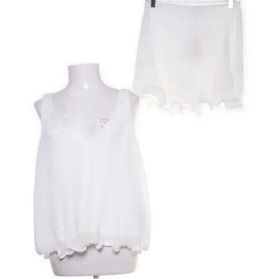 Sæt (Frill Hem Top, Frill Hem Mini Skirt) fra NA-KD Polyester