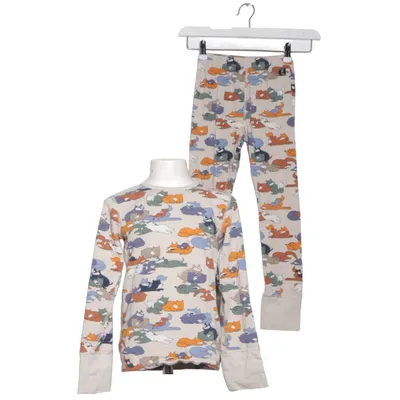 Pyjamasz (Beige, Flerfarvet) fra Polarn O. Pyret Elastan, Økologisk bomuld