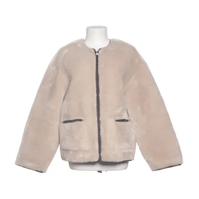 Shearlingjacka (Beige) från NA-KD Pälsimitation, Polyester, Polyuretan
